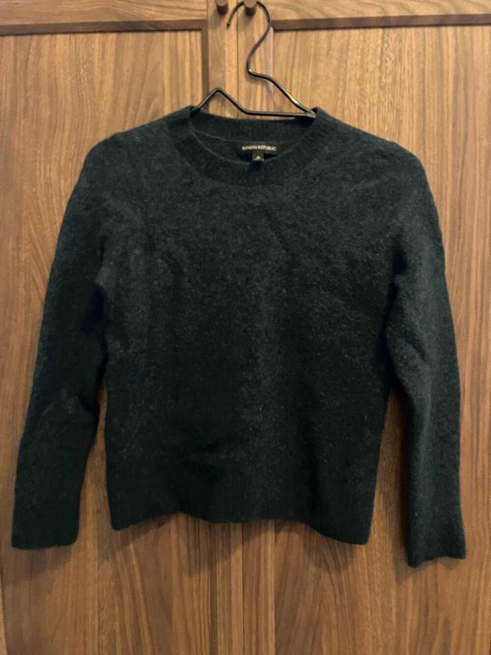 Dark green Banana Republic wool blend sweater